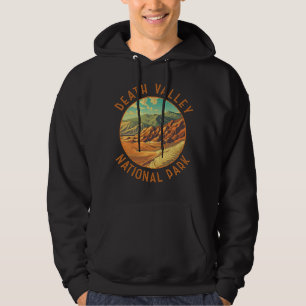 Dödsdalen nationalpark Art Distress Circle Hoodie