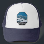 Dödsdalen nationalpark Night Himlar Vintage Keps<br><div class="desc">Design för vektorgrafik i Dödsdalen. Parken är känd för Titus Canyon,  med en spökstad och färglöst sten,  och Badwater Basin,  Nordamerikas lägsta salthalt.</div>