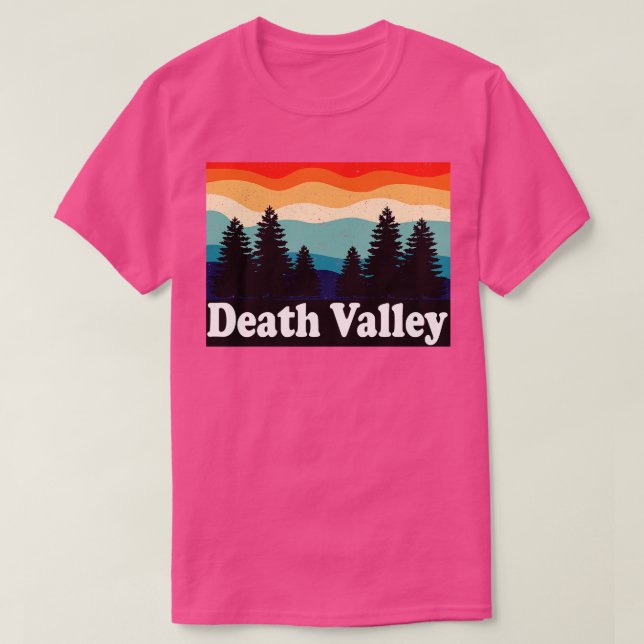 Dödsdalen nationalpark Retro T Shirt (Design framsida)
