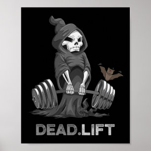 Dödsdeadlift Shirt Bodybuilding der Powerlift Funn Poster