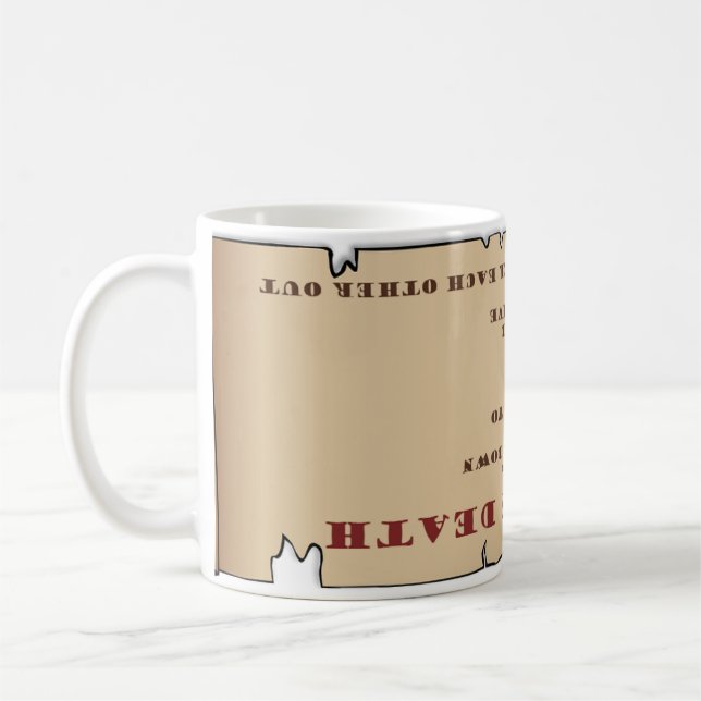 Dödsdomän Mugg i många Sak (Vänster)