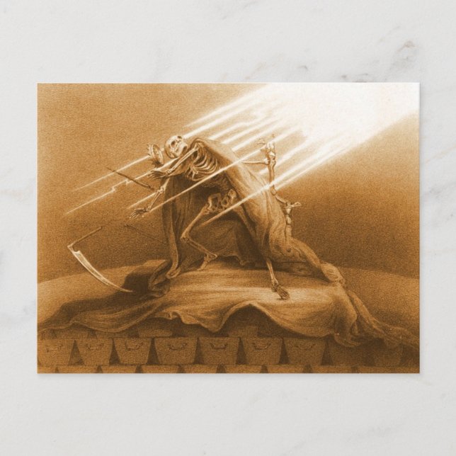 Dödservat vykort (Framsida)