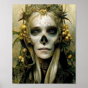 Dödsfall 4 Mörkar Fantasy Art Poster
