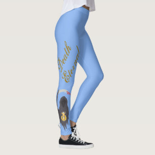 Dödsfall externt (med text) leggings
