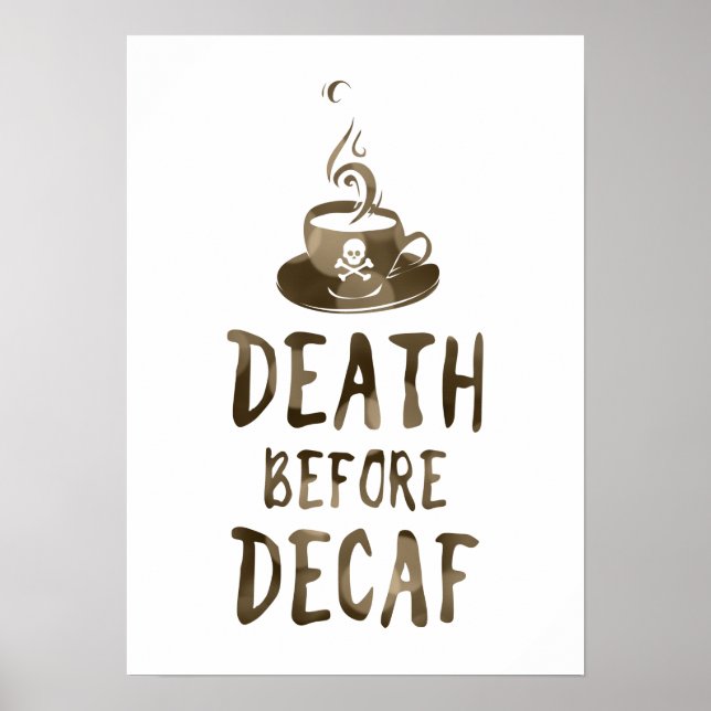 Dödsfall före kaffebröd poster (Framsidan)