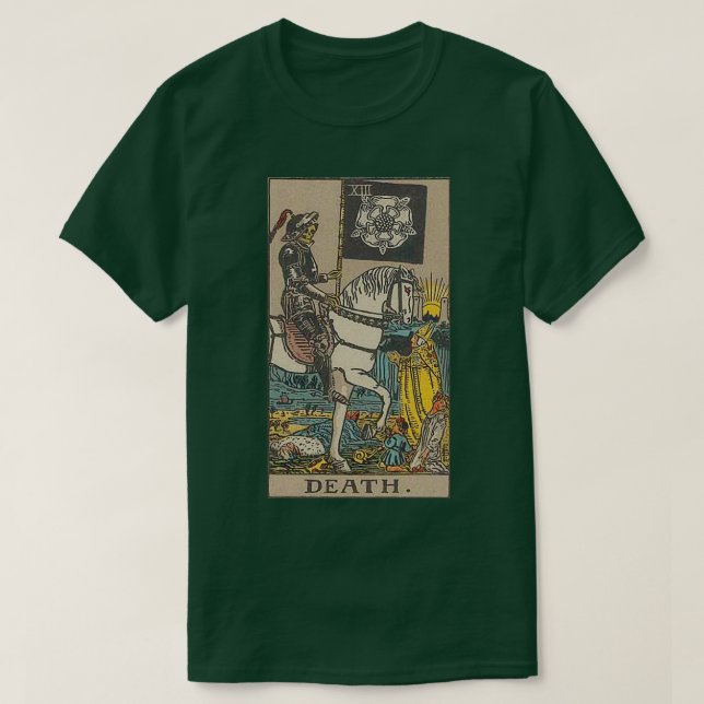 Dödsfall Tarot 1 T Shirt (Design framsida)