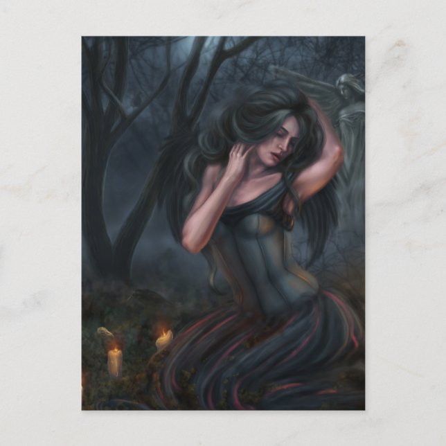 Dödsfall Vykort (Framsida)