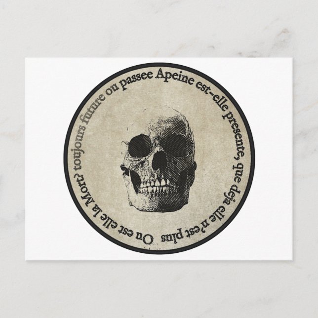 Dödsfall Vykort (Framsida)