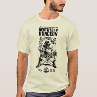 Dödsfälla Dungeon Skeleton Warrior T-shirt (lätt)