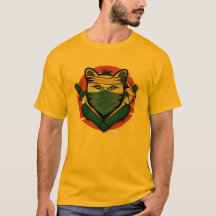 Dödsfallande Ninja Assassin Cat-tecken