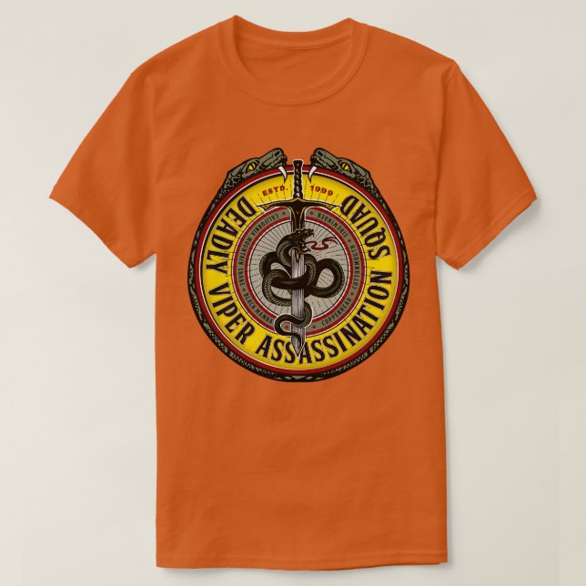 Dödsfallande våldsmord på Squad T Shirt (Design framsida)