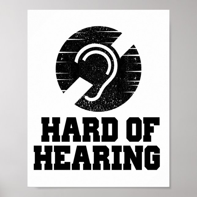 Dödsfallssymbol och hörselsymbol poster (Framsidan)