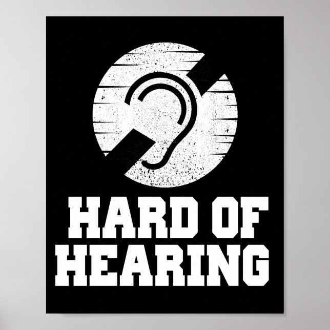 Dödsfallssymbol och hörselsymbol poster (Framsidan)