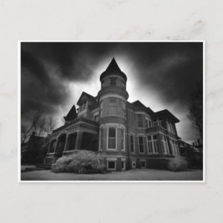 Dödshus, kabinettkort vykort