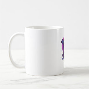 Dödskalle Astronaut Utforskare Kaffemugg