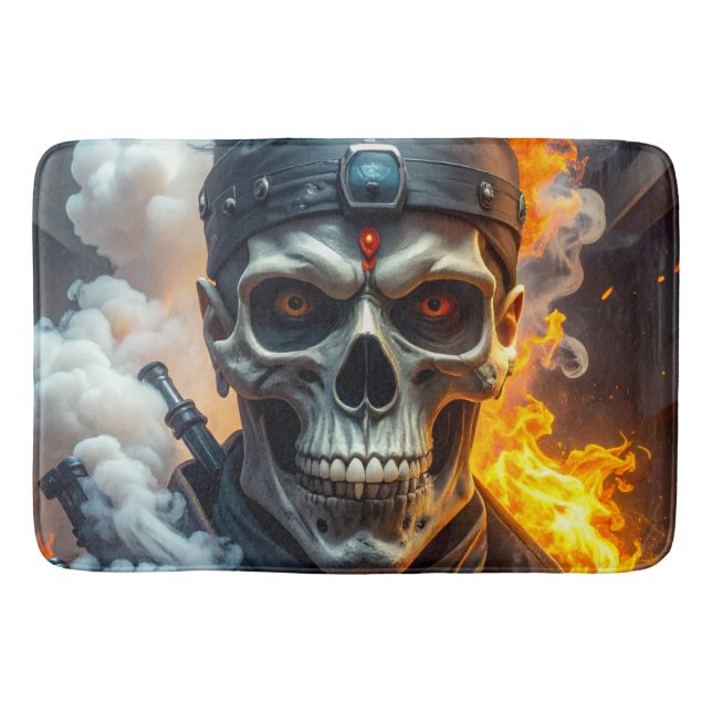 Dödskalle Badrumsmatta (Framsidan)