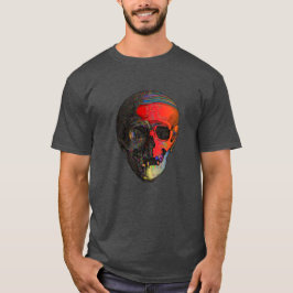 Dödskalle Färgrik T Shirt