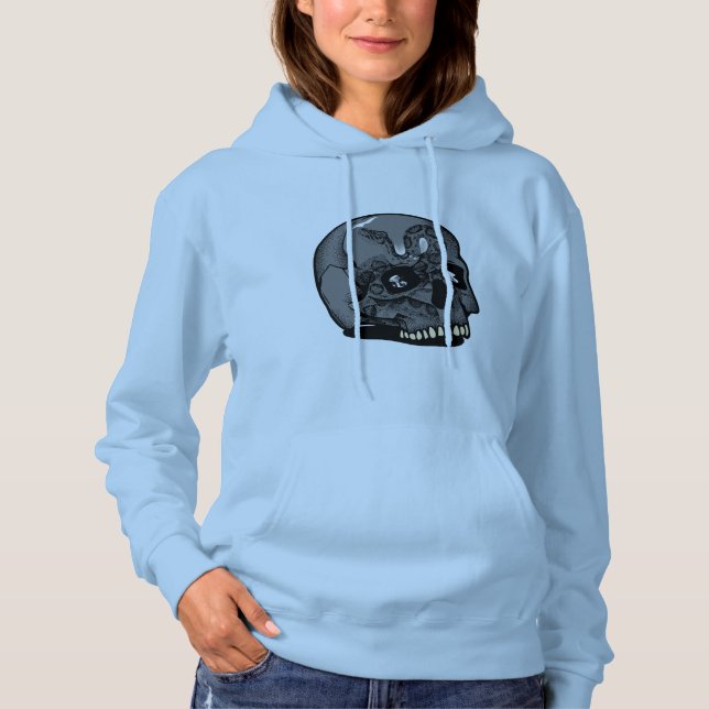 Dödskalle Gatukultur T Shirt (Framsida)