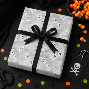 Dödskalle Halloween-inslagspapper Presentpapper