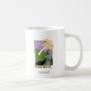 Dödskalle Halloween Rolig Tecknad Kaffemugg