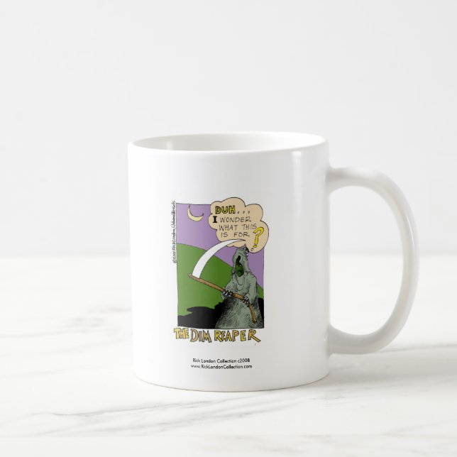 Dödskalle Halloween Rolig Tecknad Kaffemugg (Höger)