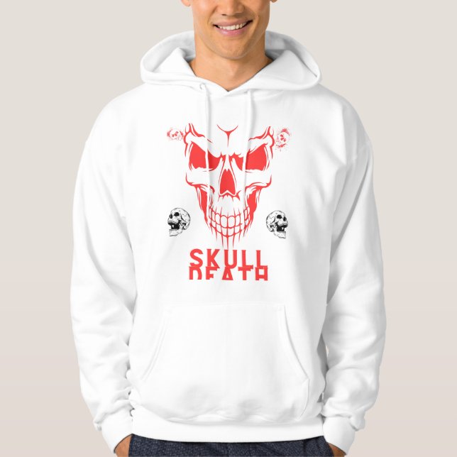 Dödskalle Hoodie (Framsida)