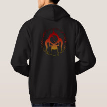 Dödskalle hoodie
