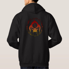 Dödskalle hoodie