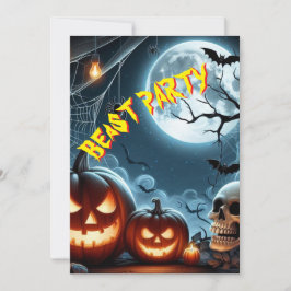 Dödskalle Inbjudningar