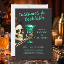 Dödskalle Kostymer & Cocktailar Vuxnas Halloweenfe