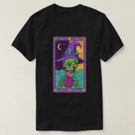 Dödskalle magiker graffiti Fantasy Streetwear T-Sh T Shirt