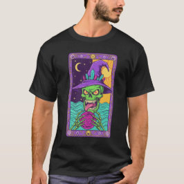 Dödskalle magiker graffiti Fantasy Streetwear T-Sh T Shirt