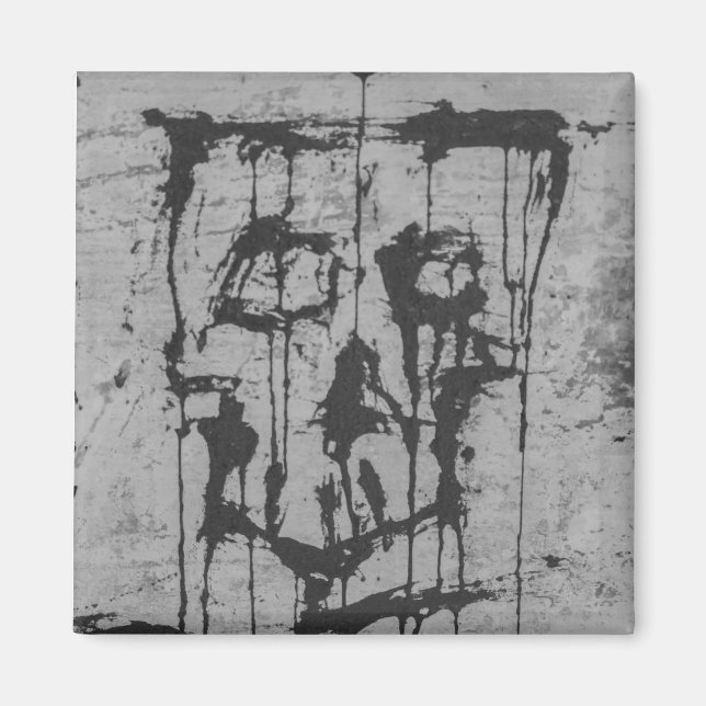 dödskalle magnet (Framsidan)