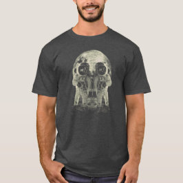 Dödskalle Mån T Shirt