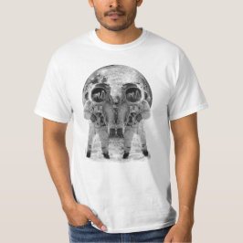 Dödskalle Mån T Shirt