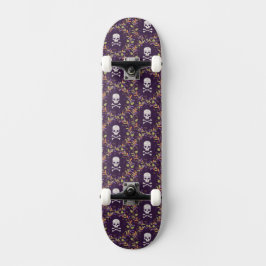 Dödskalle och ben mini skateboard bräda 18,5 cm