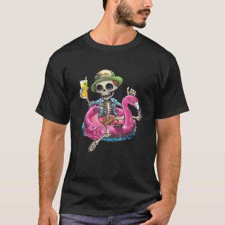 Dödskalle och korsade ben t shirt