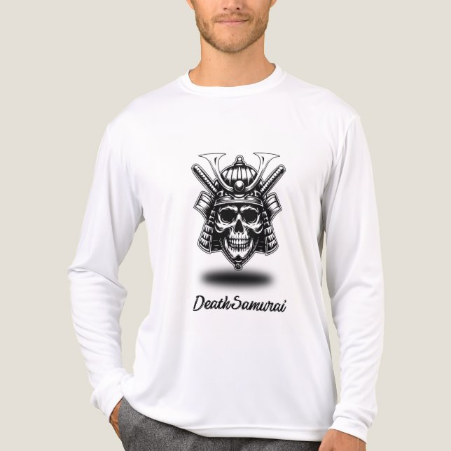 Dödskalle-Samuraj T-Shirt (Framsida)