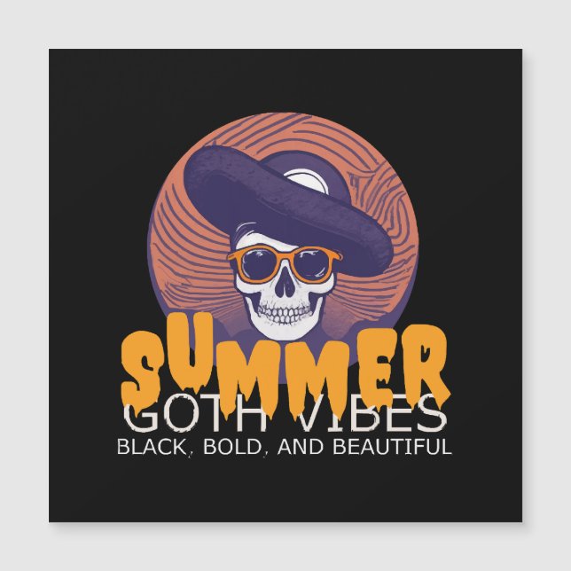 dödskalle sommarhatt (Framsida)
