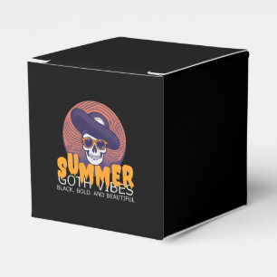 dödskalle sommarhatt presentaskar