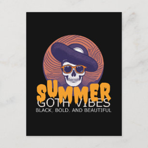 dödskalle sommarhatt tilläggskort