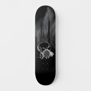 Dödskalle Stad Mini Skateboard Bräda 18,5 Cm