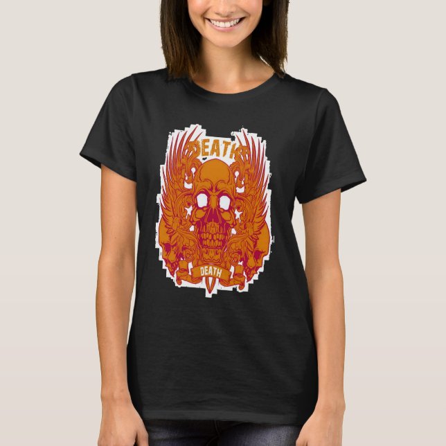 Dödskalle T Shirt (Framsida)