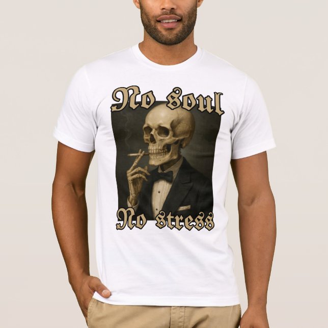 Dödskalle vibe T-shirt (Framsida)