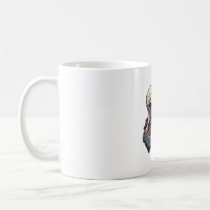 Dödskalle vs Katt � Roligt Schackslag Kaffemugg
