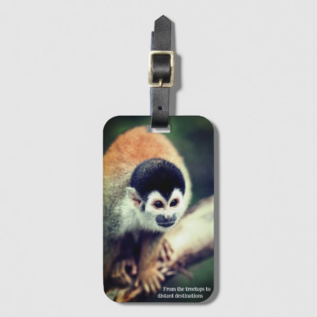 Dödskalleapan i Träd Bagagebricka (Framsida vertikal)