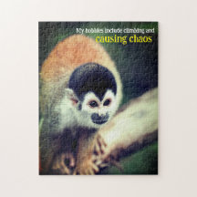 Dödskalleapan i träd