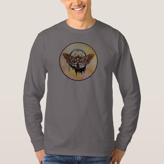 Dödskallefjäril  t shirt (Framsida)