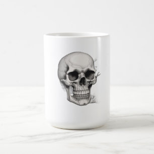 Dödskalleillustration Kaffemugg