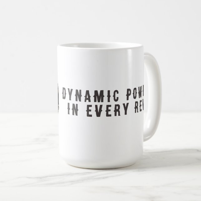 Dödskallemotiv i en monokrom palett kaffemugg (Framsida höger)